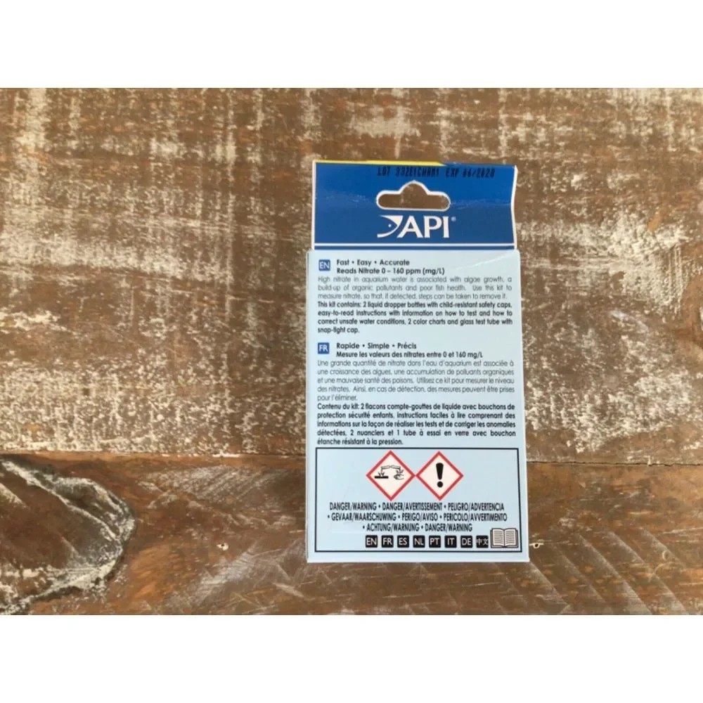 API LR1800 Nitrate 90-Test Freshwater & Saltwater Aquarium Water Test Kit‎